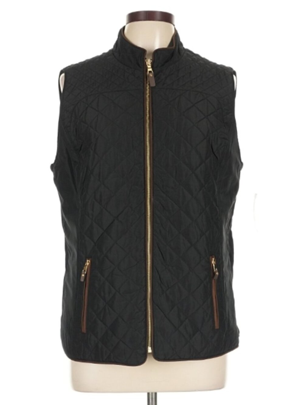 Charter Club Quilted Zip Vest